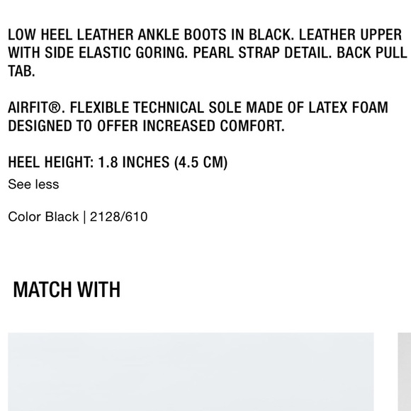 LAST ONE ZARA US 6.5 Pearl strap leather booties - Picture 12 of 16